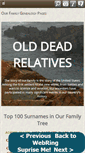 Mobile Screenshot of olddeadrelatives.com